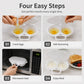 🍳 BUY 1 GET 1 FREE! ✨ Dual Cavity Microwave Egg Poacher – Quick Oil-Free Cooking, Food-Grade PP & Versatile Kitchen Essential 💫