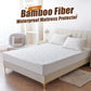 🌿 Waterproof Without the Crinkle – Bamboo Fibre Mattress Protector. Breathable, Soft & Deep Pocket. UK Stock