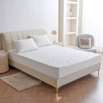🌿 Waterproof Without the Crinkle – Bamboo Fibre Mattress Protector. Breathable, Soft & Deep Pocket. UK Stock