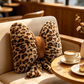 Leopard Print Bowknot Throw Pillow