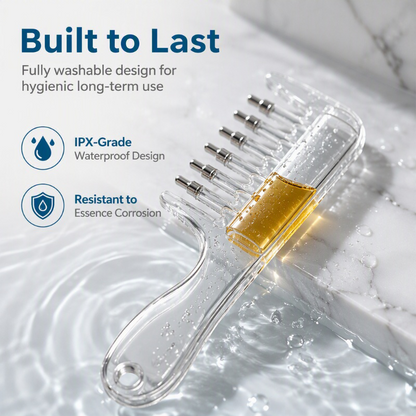 🥳HOT SALE🥳💞10K+ SOLD! Hair Oil Comb – From £7.99! Precision rollers, even dispensing & scalp massage. No waste, no mess – grab yours! ✅