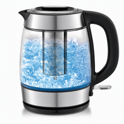 ☕ LIMITED-TIME 50% OFF! ⚡ Glass Electric Kettle – Fast Boil, Safe Auto Shut-off ✨