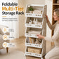 🛒 LIMITED‑TIME 50% OFF! ✨ Multi‑Tier Foldable Storage Cart – Mobile, Compact, Multi‑Room 📦