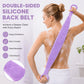 ⏰Limited-Time 50% Off ✨Silicone Double-Sided Back Scrubber Belt｜Long Strap Design, Dual Texture For Deep Body Exfoliating & Cleansing 🧼