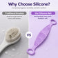 ⏰Limited-Time 50% Off ✨Silicone Double-Sided Back Scrubber Belt｜Long Strap Design, Dual Texture For Deep Body Exfoliating & Cleansing 🧼