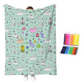🏆 LIMITED-TIME 50% OFF! 🎨 DIY Coloring Blanket Kit: Ultra-Soft, Skin-Friendly, Washable Markers, Creative Fun for Kids & Adults