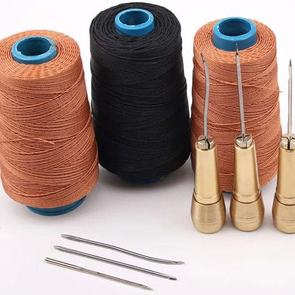 ✨ 5PCS Leather Sewing Awl Kit – High-Strength Steel & Copper Handle