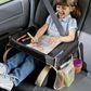 🚗 Kids Travel Tray for Car: Multi-Purpose, Mesh Pockets, Sponge Padding, Portable