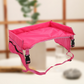 🚗 Kids Travel Tray for Car: Multi-Purpose, Mesh Pockets, Sponge Padding, Portable