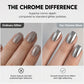 💅 BUY 1 GET 1 FREE! ✨ No-Bake Galaxy Chrome Silver Nail Polish – Air Dry, Mirror Shine, Salon Finish ✨