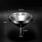 ⚗️ LIMITED-TIME 50% OFF! 🥣 Stainless Steel Filter Funnel – Removable Mesh, Multi-scene, Hangable ✨