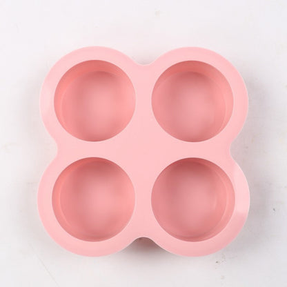 🍰 Save 50%! 🌈 3‑Cavity Round Silicone Cake Mold – DIY baking & rainbow cakes ✨