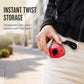 🛍️ Roll-Up Shopping Bag: Twist Storage, 15kg Load, Tear-Resistant, Fits in Palm, Eco-Friendly