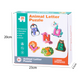 🧸 LIMITED-TIME 50% OFF! ✨ 26-Piece Wooden Letter & Animal Matching Toy – Safe, Educational, Toddler Learning 📖