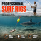 📢📢50% OFF !! ⏰6 Pack Pompano Surf Fishing Rigs with Floats for Flounder Bass Catfish Shark and Bluefish