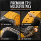 🛡️ Rugged TPU Watch Strap: Dual-Layer Armor, Shockproof, Scratch-Resistant, Precise Cutouts