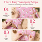 12 Sheets Christmas Snowman Gift Box Wrapping Paper