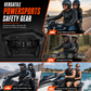 🏍️ Passenger Grip Belt: High-Tensile Nylon, Ergonomic Handle, Adjustable Waist Strap, for Motorcycle
