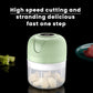 🔥Last Day Hot Sale 50%🔥USB Rechargeable Mini Electric Garlic Grinder, Portable Food Chopper for Garlic, Onion, Veggie