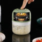 🔥Last Day Hot Sale 50%🔥USB Rechargeable Mini Electric Garlic Grinder, Portable Food Chopper for Garlic, Onion, Veggie