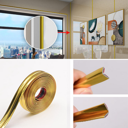 💛 Multi-Purpose Self-Adhesive PVC Decorative Trim – Widely Applicable