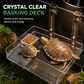 ☀️ Hanging Turtle Basking Platform – Clear Acrylic, Non-slip Ramp, Adjustable Mount ✨