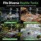☀️ Hanging Turtle Basking Platform – Clear Acrylic, Non-slip Ramp, Adjustable Mount ✨