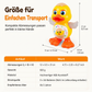 🦆50% OFF NOW! Electric Singing & Dancing Cartoon Duck Toy – Flapping Wings, Colorful LED Lights & Cheerful Rhythms, Interactive Musical Baby Toy for Toddlers Kids