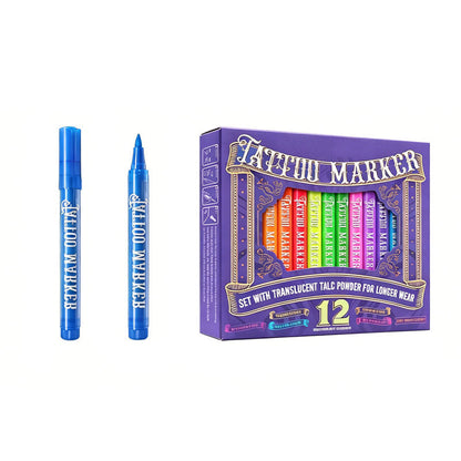 ✨ Save 50%! 🎉 Glow Party Tattoo Pens – Neon glow & easy to apply ✨