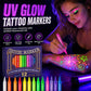 ✨ Save 50%! 🎉 Glow Party Tattoo Pens – Neon glow & easy to apply ✨