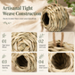 Handwoven Straw Spherical Bird Nest with Round Opening for Outdoor Garden and Yard Decoration