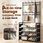 🏠 Save 50%! 🧥 Entryway Shoe & Coat Rack – Multi-functional, sturdy & space-saving ✨