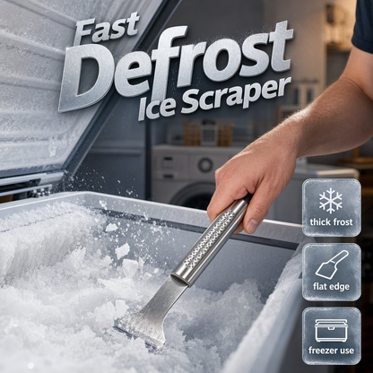 📢📢BUY 1 GET 1 FREE !! ⏰Stainless Steel Freezer Ice Scraper Tool