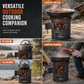 ⛺ 50% OFF! ✨ Heavy-Duty Portable Wood & Charcoal Camping Stove – High-Efficiency Outdoor BBQ & Heating Burner 🪵