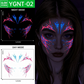 📢📢Buy 1 Get Free 1 ⏰Halloween Luminous Face Tattoo Stickers