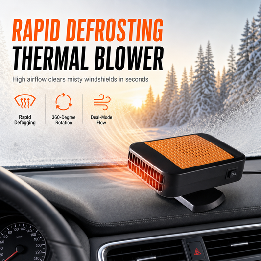📢📢50% OFF !! ⏰Portable 12V Car and Windshield Defroster Defogger Fan for Vehicles