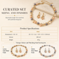 🌸 LIMITED-TIME 50% OFF! ✨ Vintage Floral Jewelry Set – Pearl Crystal Accent, Elegant, Long-Lasting Shine 💫