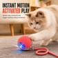 Smart Automatic Rolling Cat Toy Ball with Rope