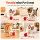 Smart Automatic Rolling Cat Toy Ball with Rope