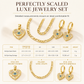 🎁2026 New Arrivals 50% OFF💥18K Gold Plated Evil Eye Heart Necklace & Earrings Jewelry Set🧿✨
