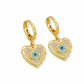 🎁2026 New Arrivals 50% OFF💥18K Gold Plated Evil Eye Heart Necklace & Earrings Jewelry Set🧿✨