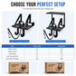 ⏳🔥LIMITED-TIME 50% OFF! ⏰Wall-Mount CPAP Organizer with Hose Elevator Hook | Wrought-Iron Single Two-Tier Bracket, Pre-Drilled🛏️💤