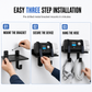 ⏳🔥LIMITED-TIME 50% OFF! ⏰Wall-Mount CPAP Organizer with Hose Elevator Hook | Wrought-Iron Single Two-Tier Bracket, Pre-Drilled🛏️💤