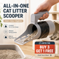📢📢50% OFF !! ⏰ Self-Cleaning Litter Scoop with Waste Bin – Easy One-Handed Use 🧹🗑️ 【Don‘t Miss Out】